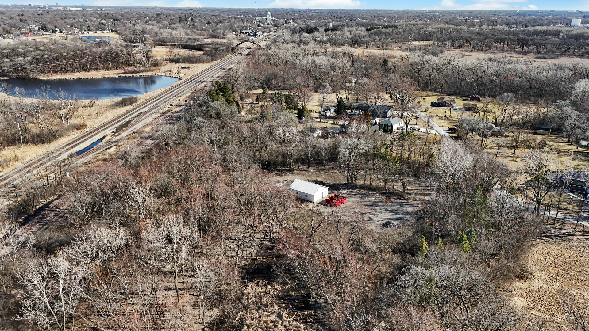30W701 Lee Road West Chicago, IL 60185 - Photo 3 of 17 an aerial view of residential house with outdoor space
