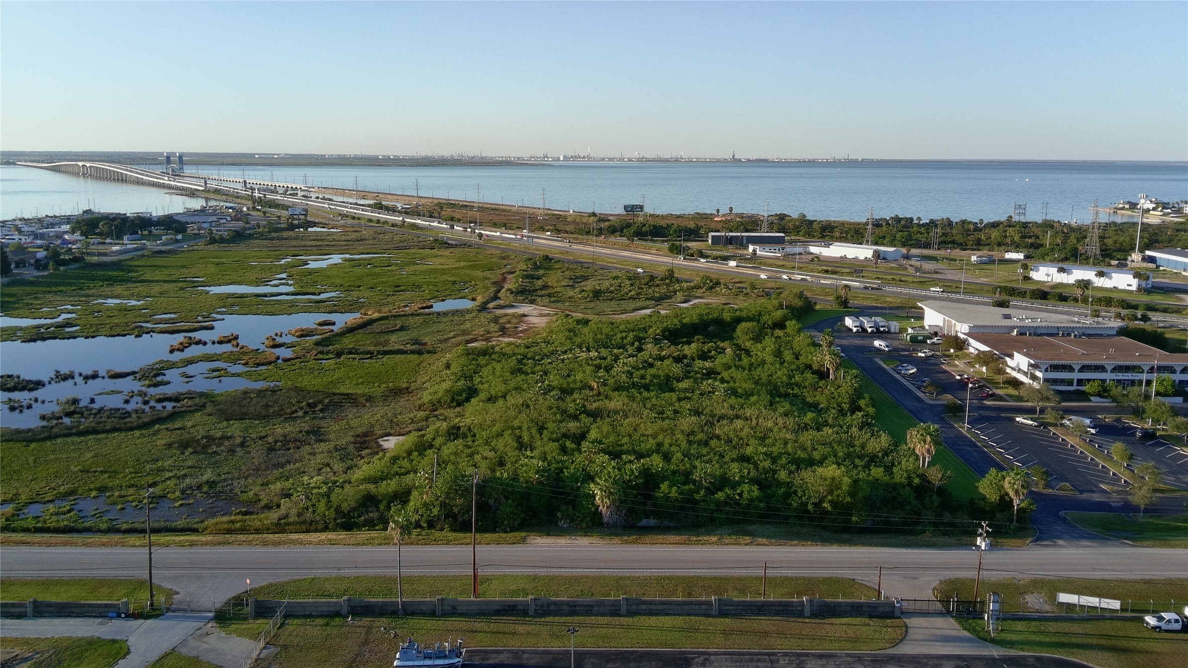 8509 Teichman Road Galveston, TX 77554 - Photo 12 of 16 a view of a city with an ocean
