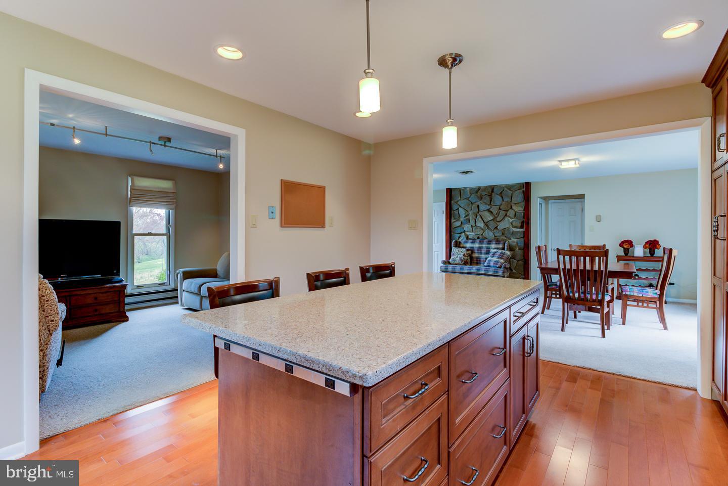 645 Locust Grove Road West Chester, PA 19382 - Photo 8 of 24 Kitchem, Family Room, Living/Dining Room