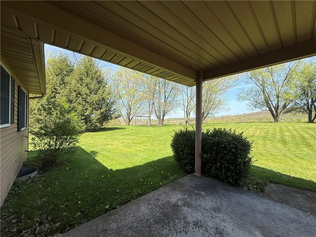 135 Zion Church Road Slippery Rock, PA 16057 - Photo 29 of 33 The view from the covered back patio as you sip your morning coffee, or sip a glass of wine in the evening
