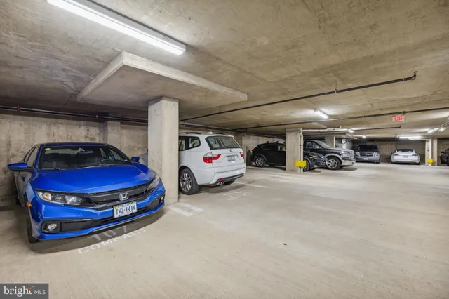 a car parked in parking space