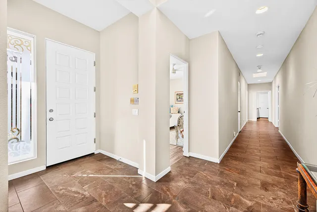 a bed room with bed and a couch