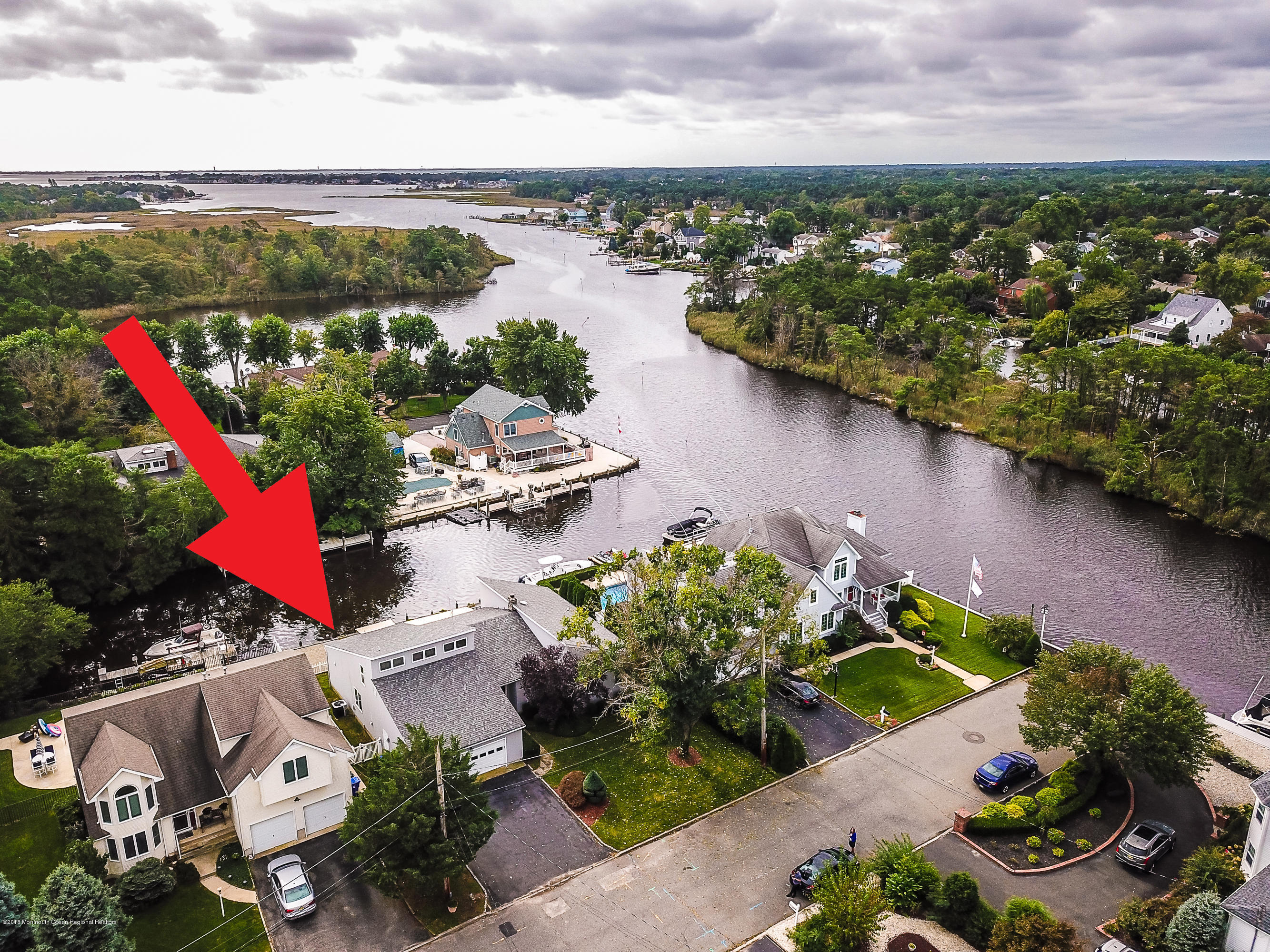 205 Claudia Road Brick, NJ 08723 - Photo 2 of 44 DJI_0022 arrow