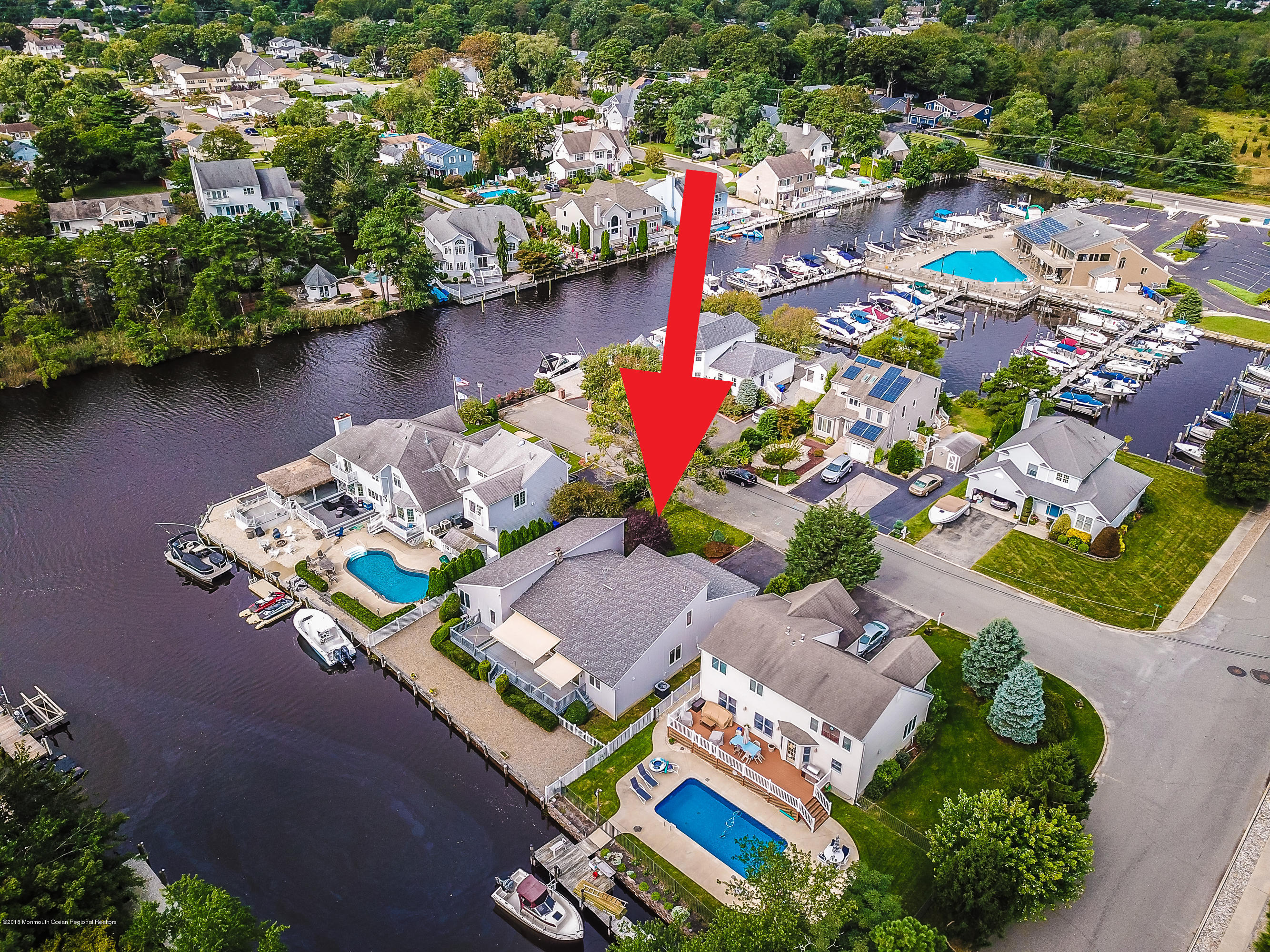 205 Claudia Road Brick, NJ 08723 - Photo 3 of 44 DJI_0034 arrow