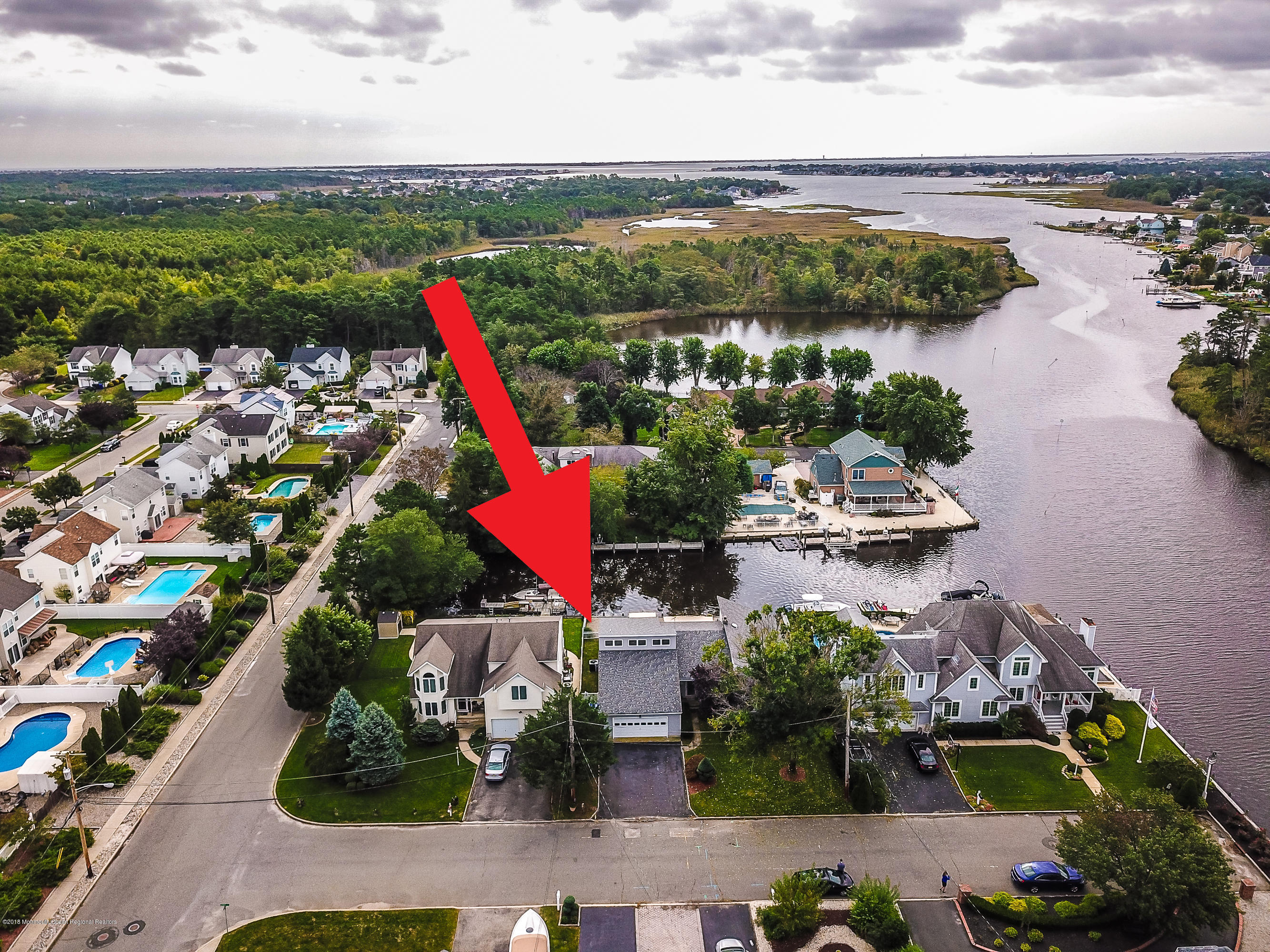 205 Claudia Road Brick, NJ 08723 - Photo 43 of 44 DJI_0025 arrow