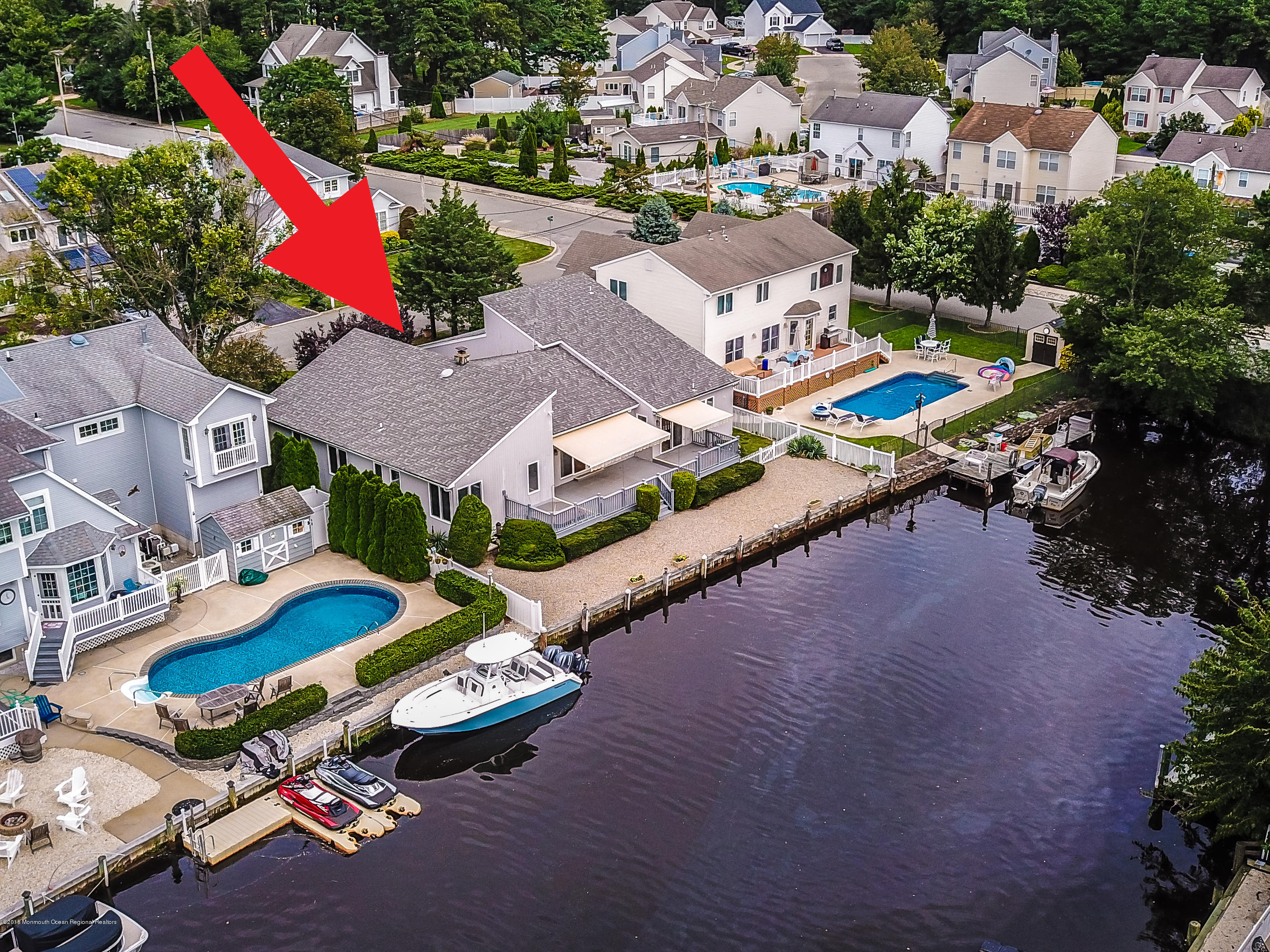 205 Claudia Road Brick, NJ 08723 - Photo 44 of 44 DJI_0030 arrow