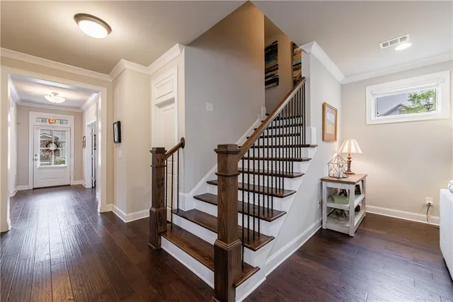 a view of a room with a wardrobe space