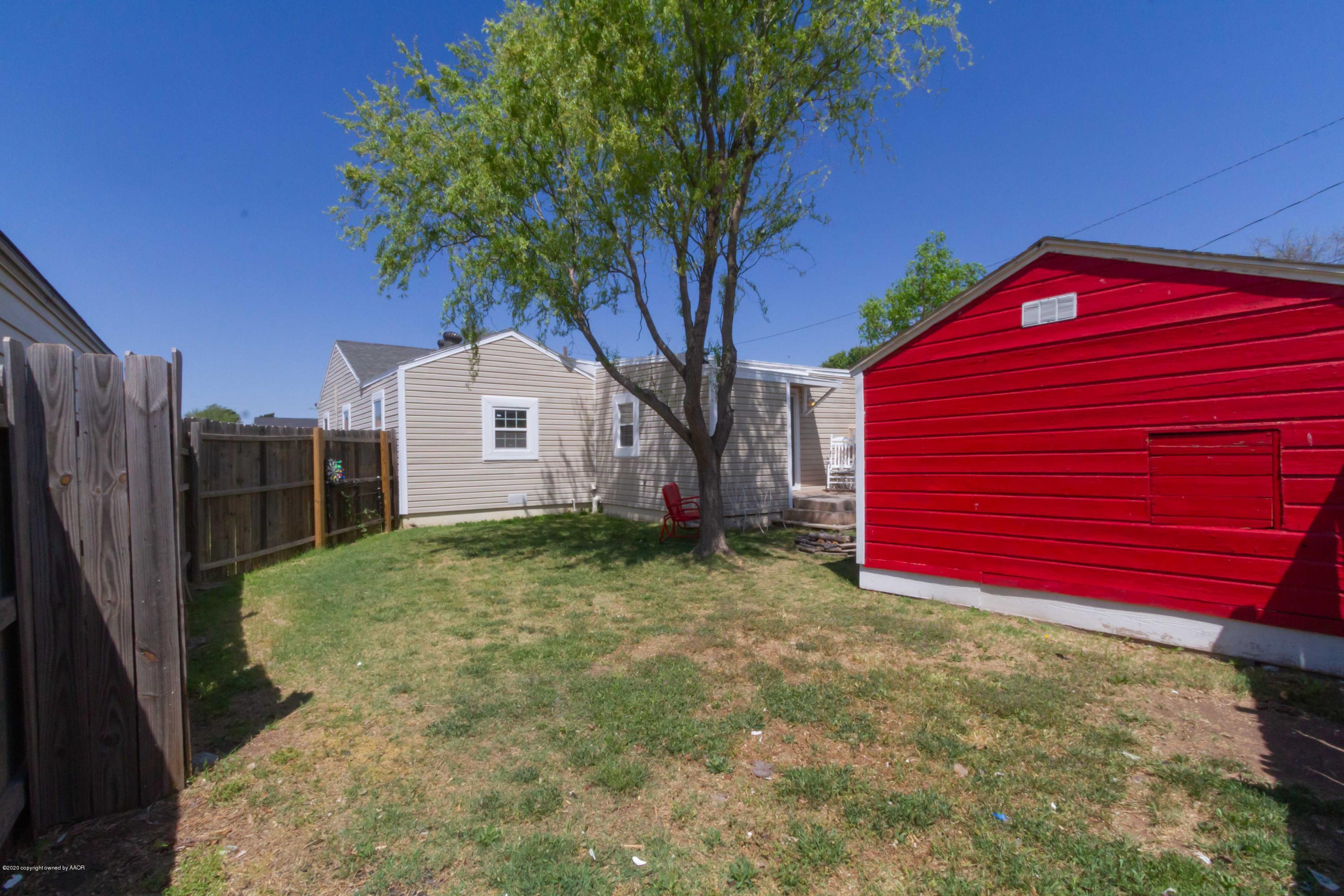4201 Gables Street Amarillo, TX 79110 - Photo 3 of 32 BACKYARD VIEW 1