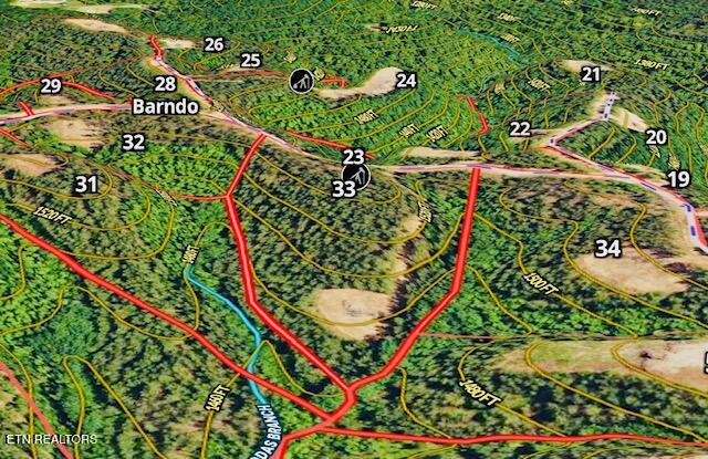 Stonecipher Court Sunbright, TN 37872 - Photo 25 of 38 STONECIPHER TOPO MAP OVERLAY