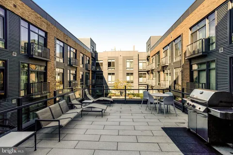 a view of a building with many windows