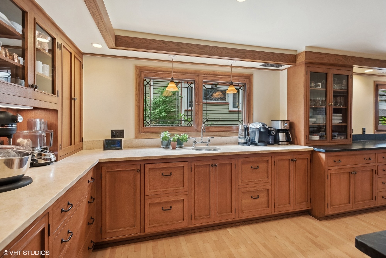 313 Forest Avenue Oak Park, IL 60302 - Photo 21 of 50 a kitchen with sink and cabinets