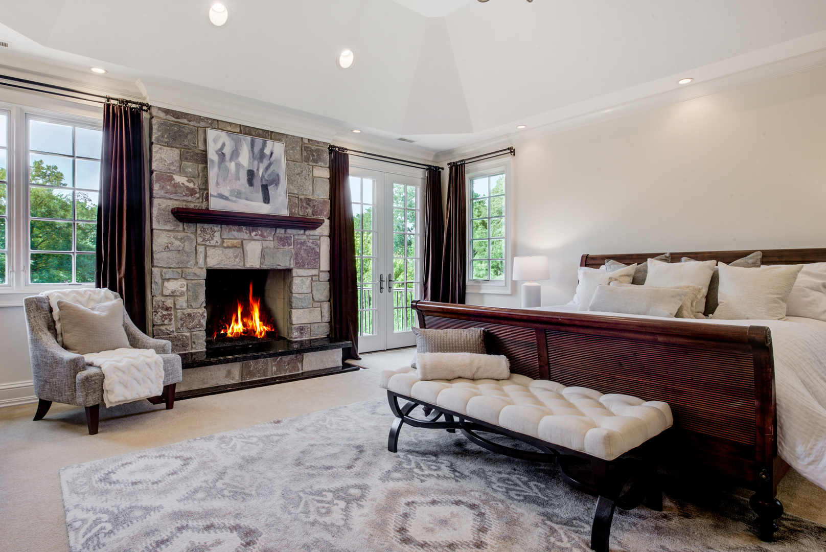 102 Longmeadow Road Winnetka, IL 60093 - Photo 27 of 52 a living room with furniture and a fireplace