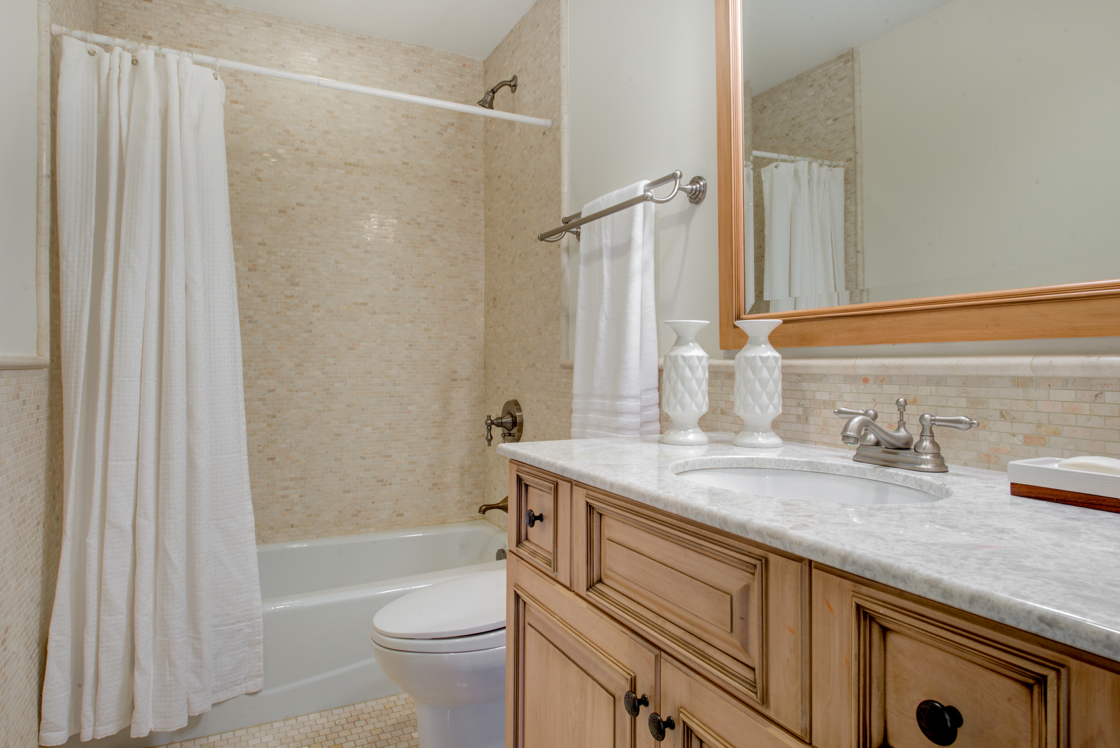 102 Longmeadow Road Winnetka, IL 60093 - Photo 40 of 52 a bathroom with a granite countertop sink toilet and shower