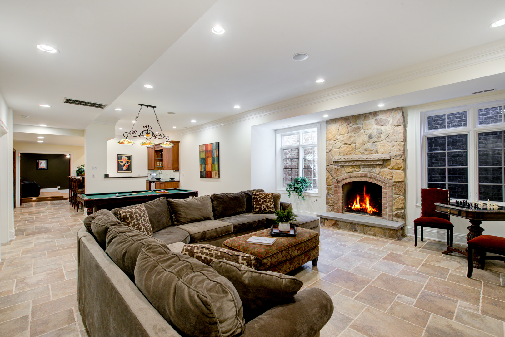 102 Longmeadow Road Winnetka, IL 60093 - Photo 43 of 52 a living room with furniture and a fireplace