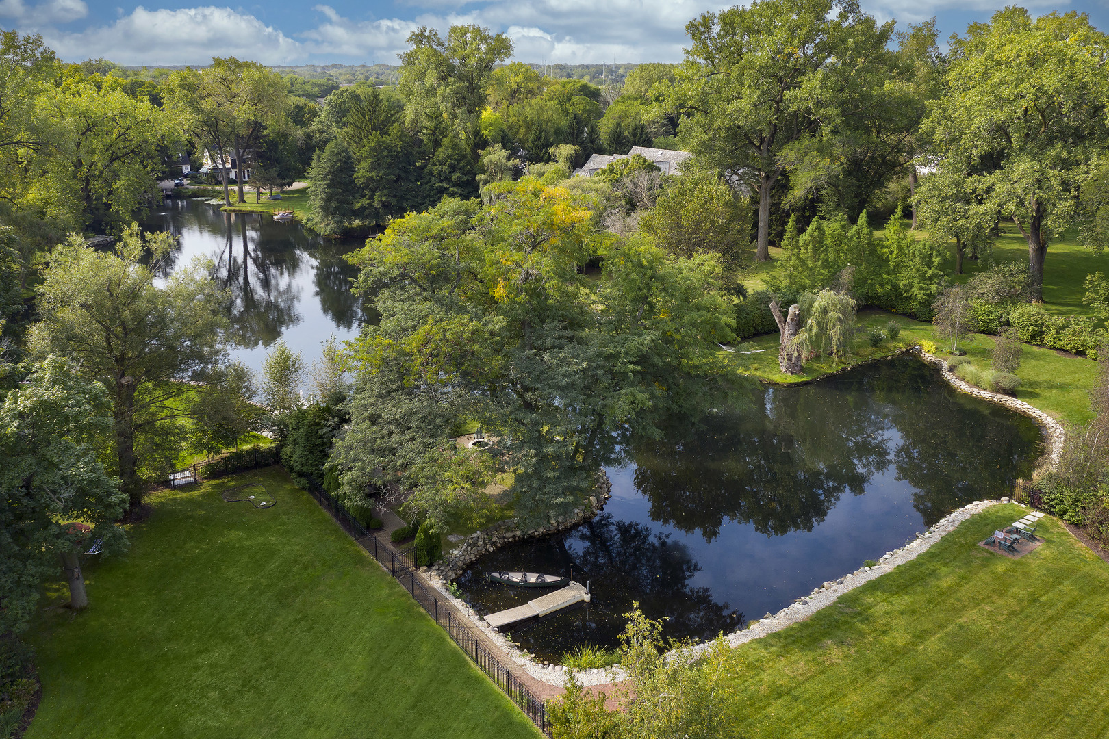 102 Longmeadow Road Winnetka, IL 60093 - Photo 9 of 52 an aerial view of residential house with outdoor space and trees all around