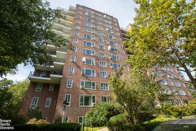 a front view of a building