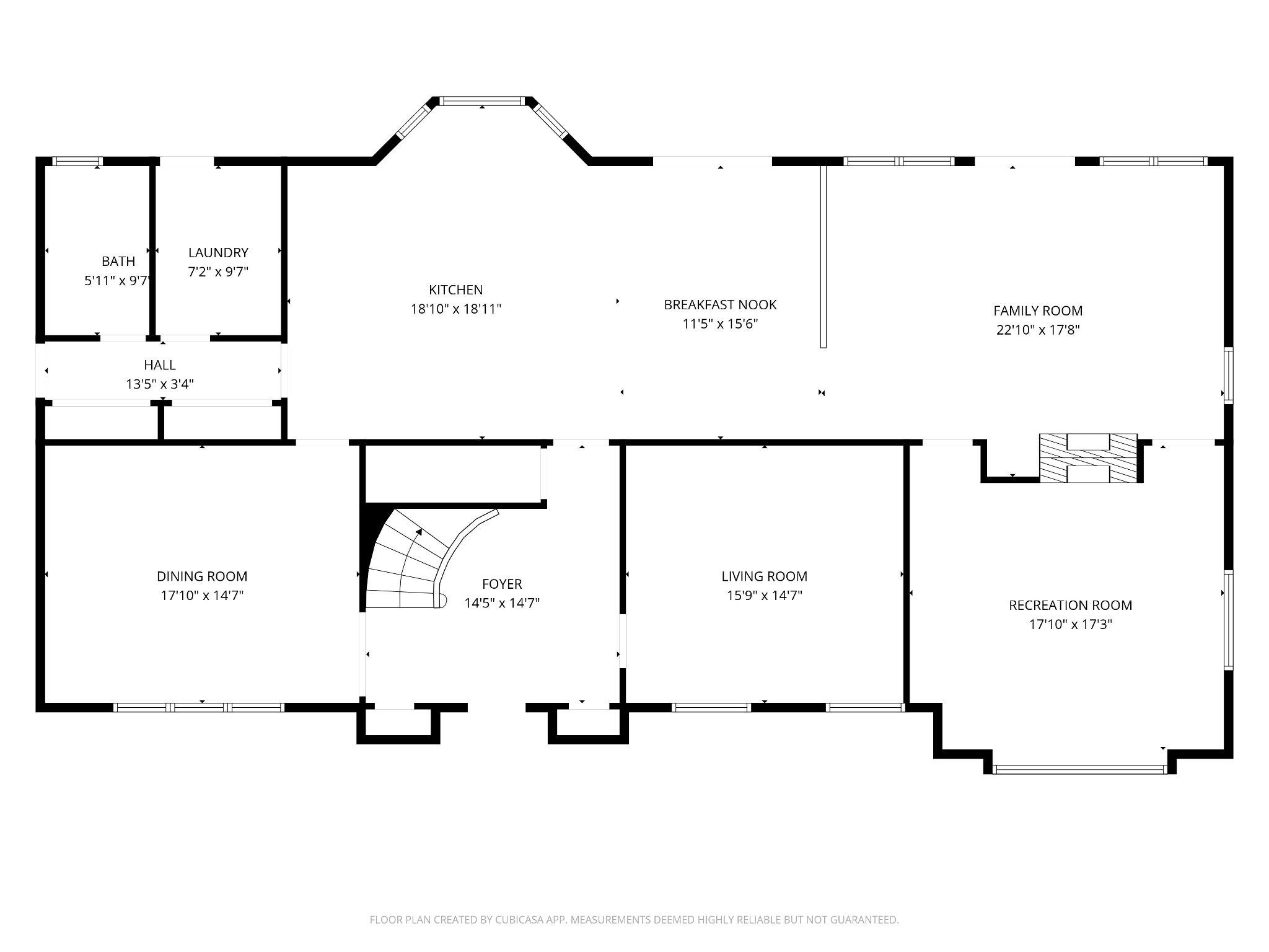 6688 Haasadahl Road Allentown, PA 18106 - Photo 29 of 31 First floor floorplan