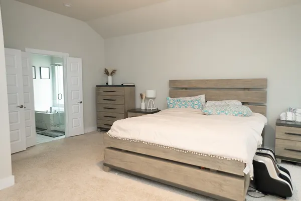 a view of an front door