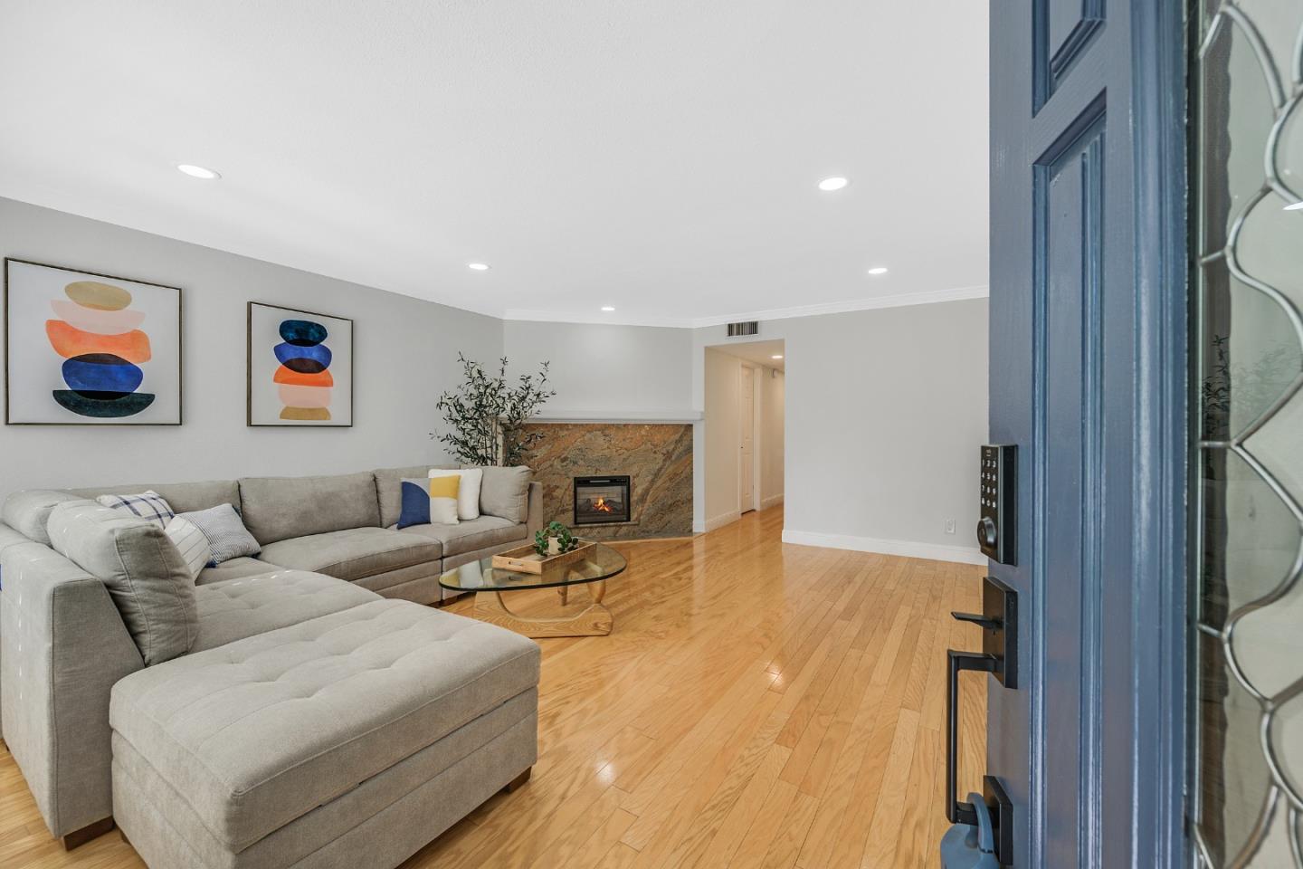 2514 Heatherlark Circle Pleasanton, CA 94566 - Photo 4 of 40 a living room with furniture and a fireplace