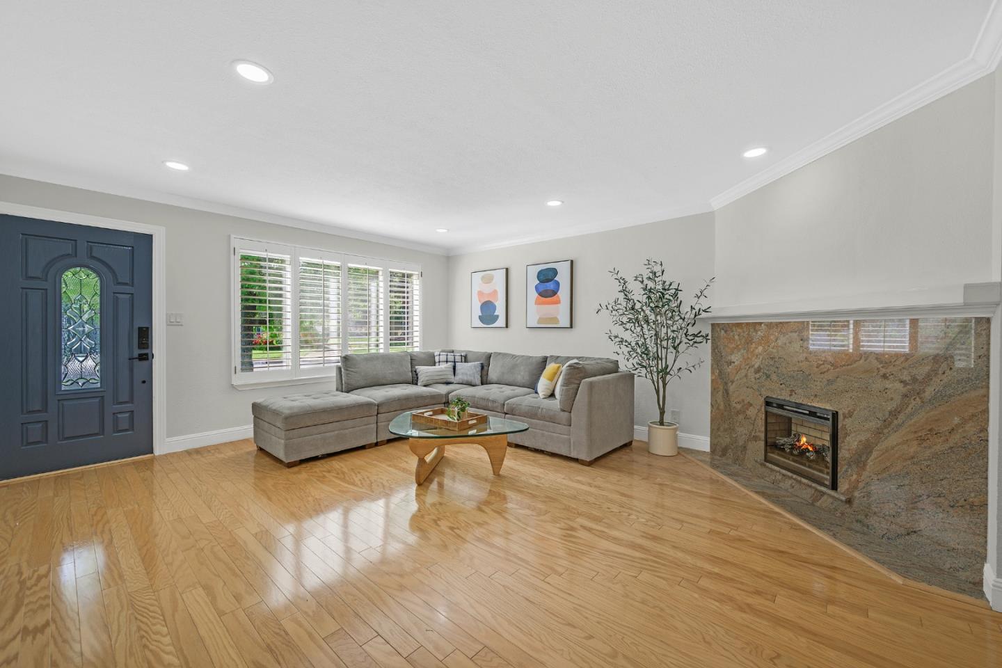 2514 Heatherlark Circle Pleasanton, CA 94566 - Photo 5 of 40 a living room with furniture and a fireplace