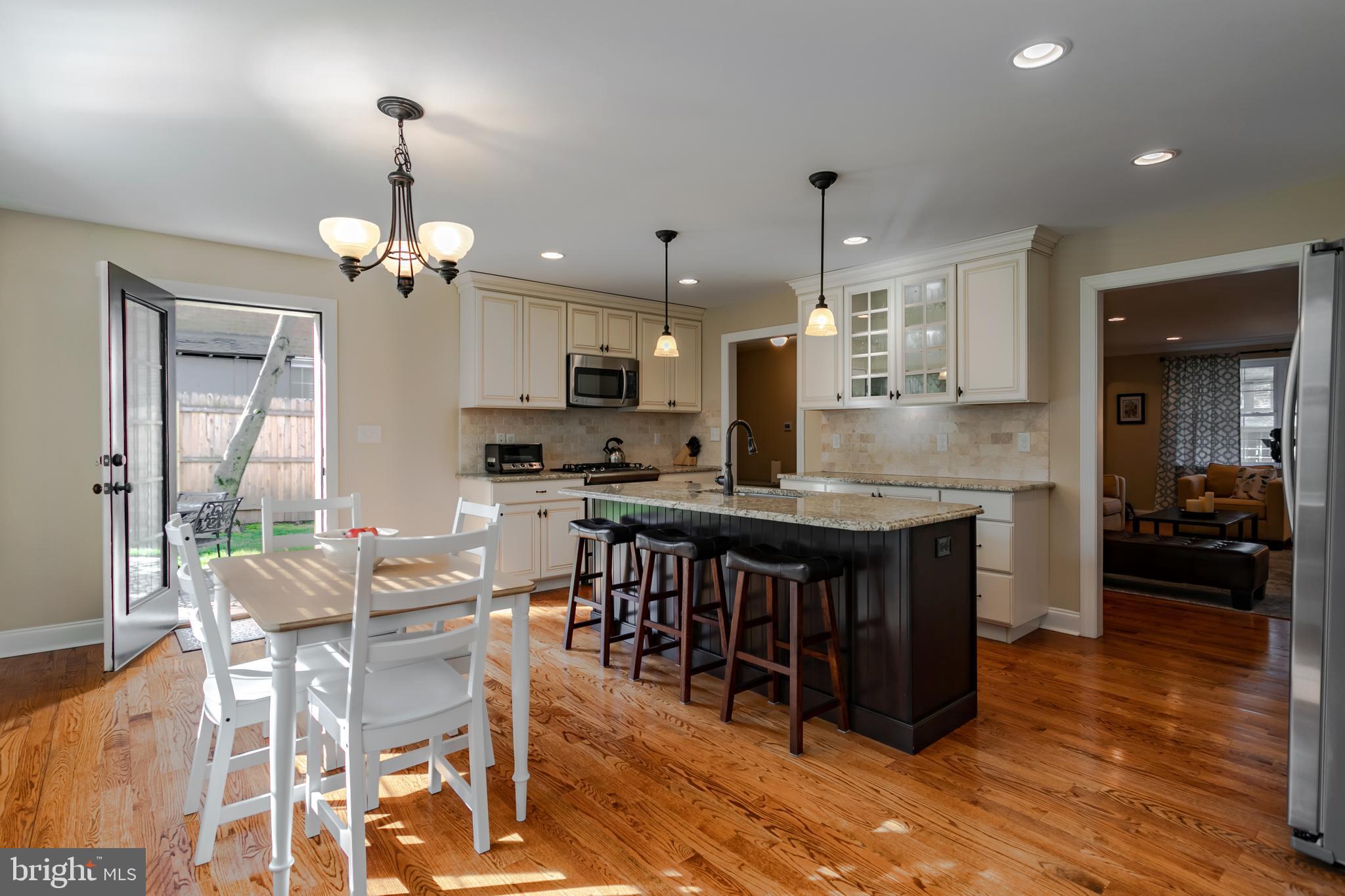 551 Howe Road Merion Station, PA 19066 - Photo 16 of 41 Kitchen with Door to Yard