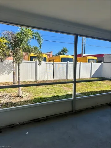 a view of outdoor space and swimming pool