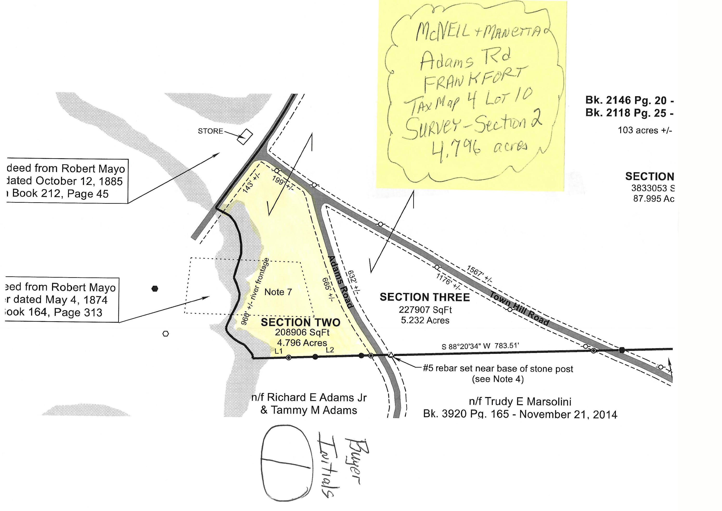 Map4-lot10 Adams Road Frankfort, ME 04438 - Photo 2 of 19 Section Two