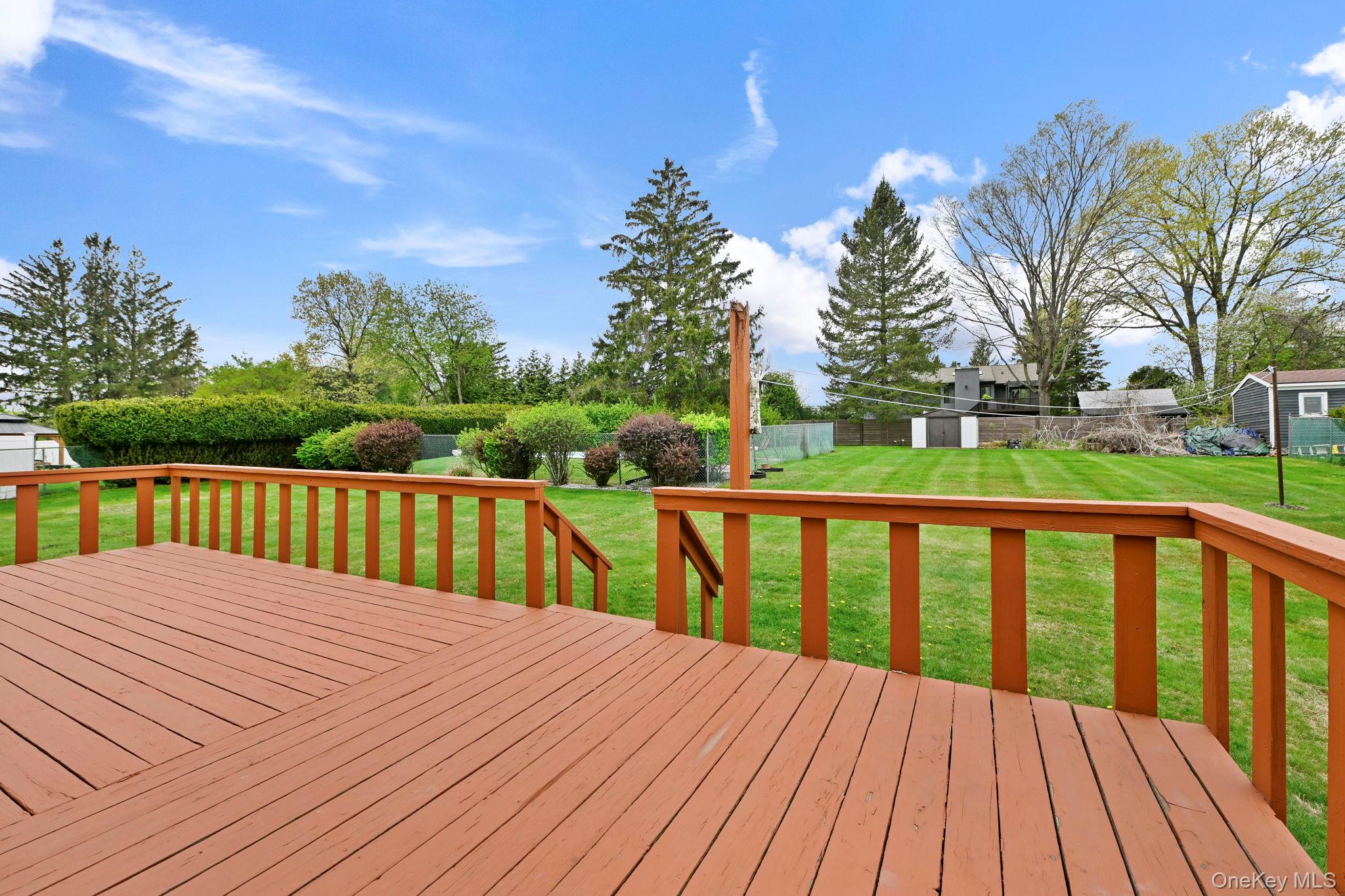 93 Fairmont Road Mahopac, NY 10541 - Photo 27 of 37 a view of deck with a yard