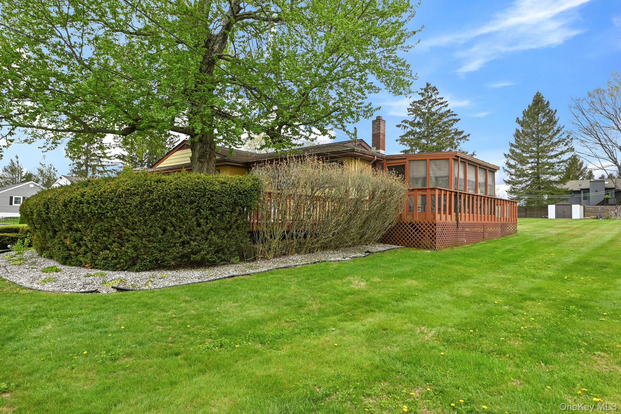 93 Fairmont Road Mahopac, NY 10541 - Photo 28 of 37 a view of a backyard with large trees