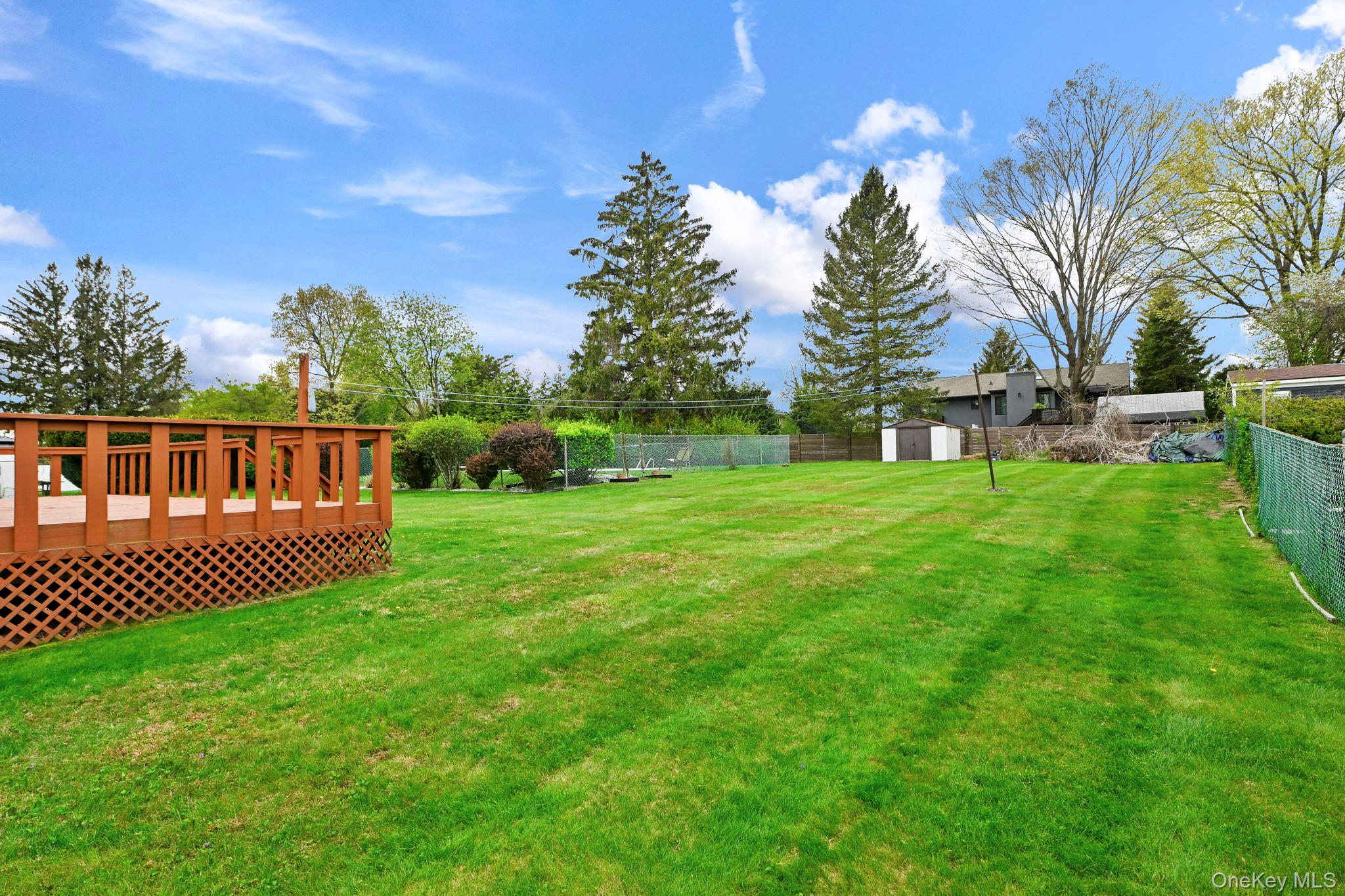 93 Fairmont Road Mahopac, NY 10541 - Photo 30 of 37 a view of a deck with a big yard