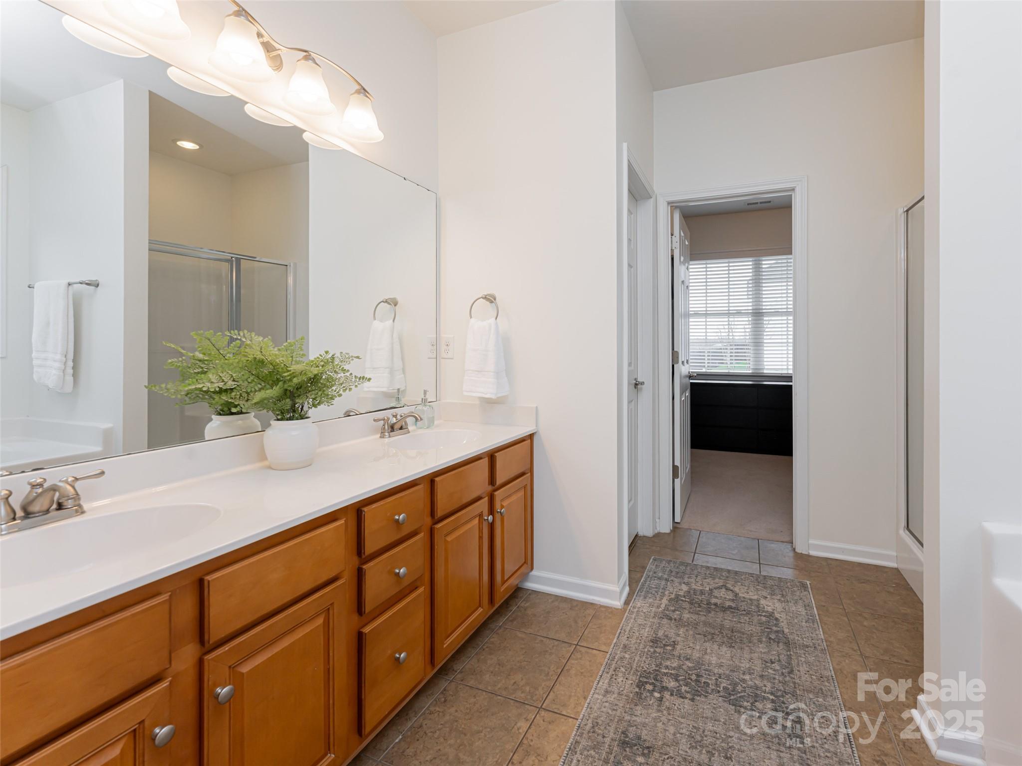 289 Roanoke Road Fletcher, NC 28732 - Photo 19 of 39 a bathroom with a sink and a mirror