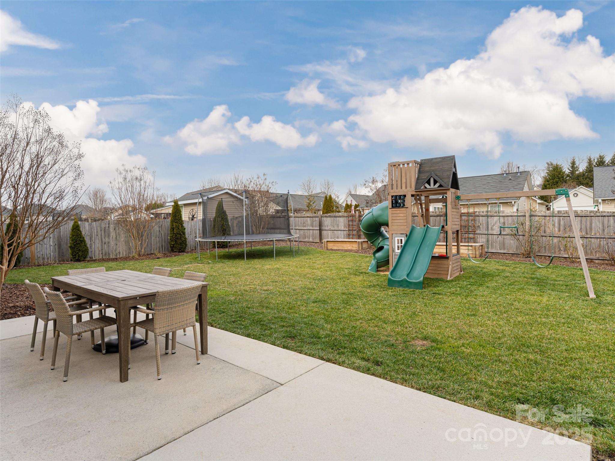 289 Roanoke Road Fletcher, NC 28732 - Photo 33 of 39 a view of a backyard with furniture
