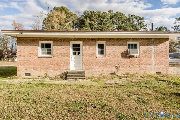 a view of front door