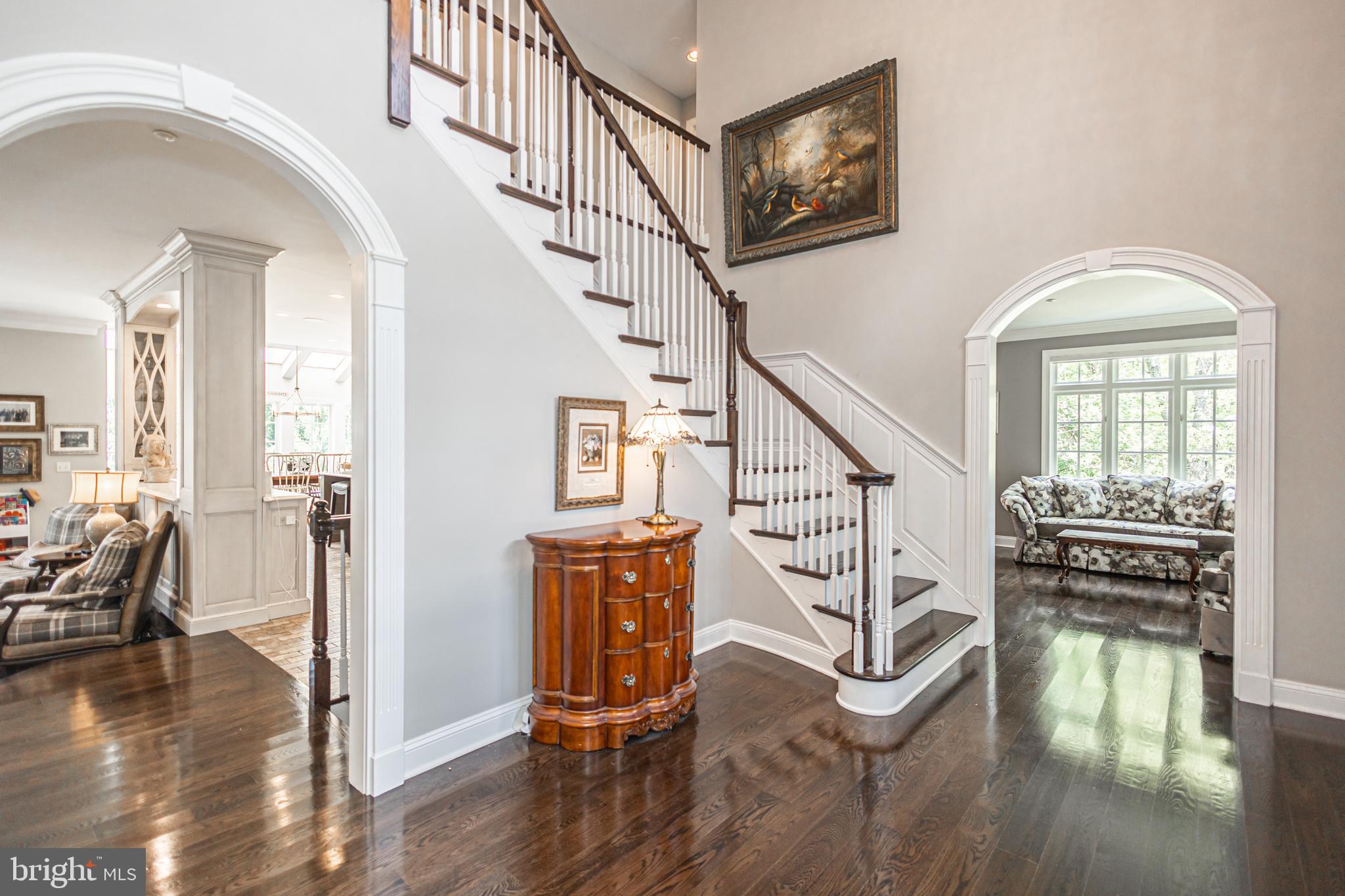 3380 Indian Springs Road Doylestown, PA 18902 - Photo 4 of 57 a view of entryway livingroom and hall with wooden floor