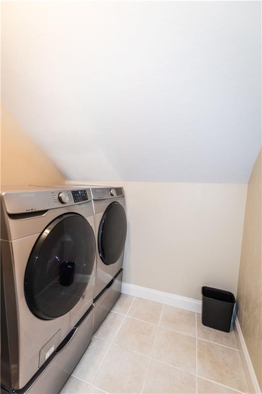 147 Heeter Road Knox, PA 16232 - Photo 28 of 40 a utility room with dryer and washer