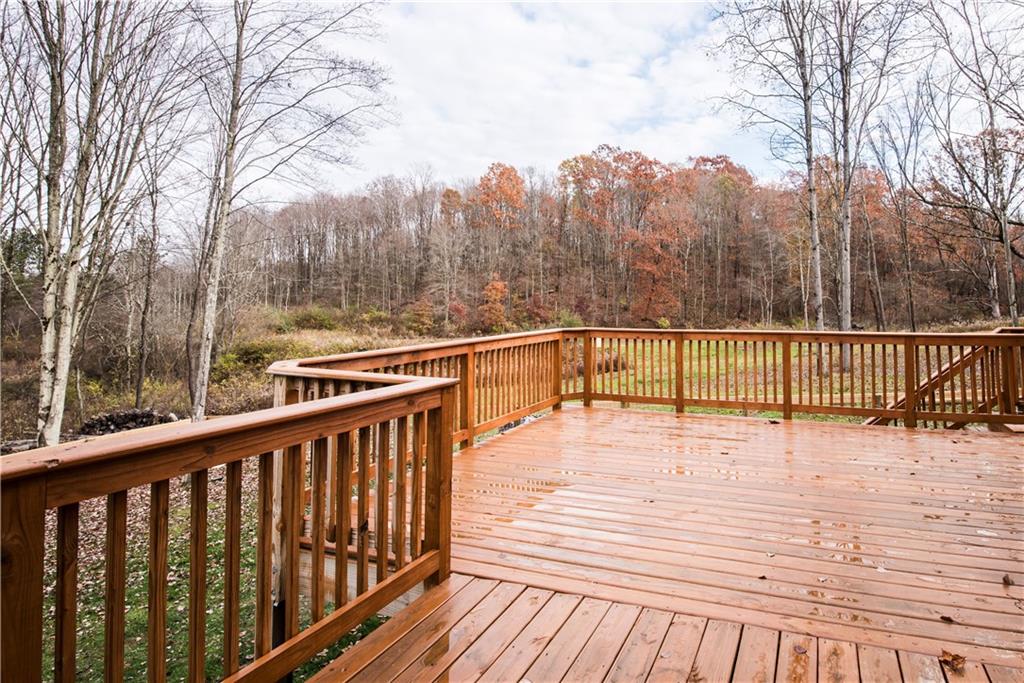147 Heeter Road Knox, PA 16232 - Photo 32 of 40 a view of balcony with wooden floor and fence