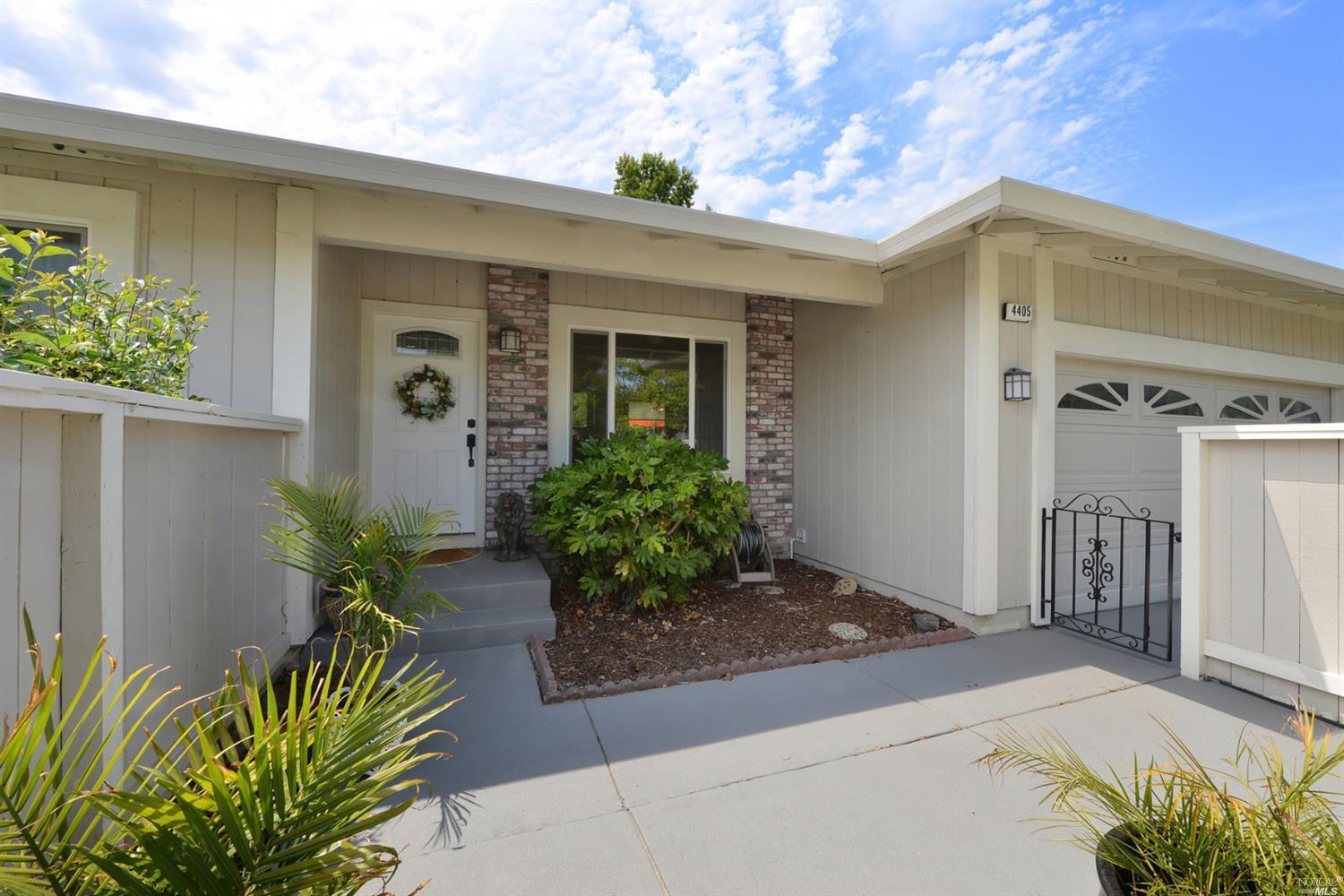 4405 Hamlet Court Rohnert Park, CA 94928 - Photo 1 of 1 Beautiful brick detail and front courtyard at entry of 4405 Hamlet Court.