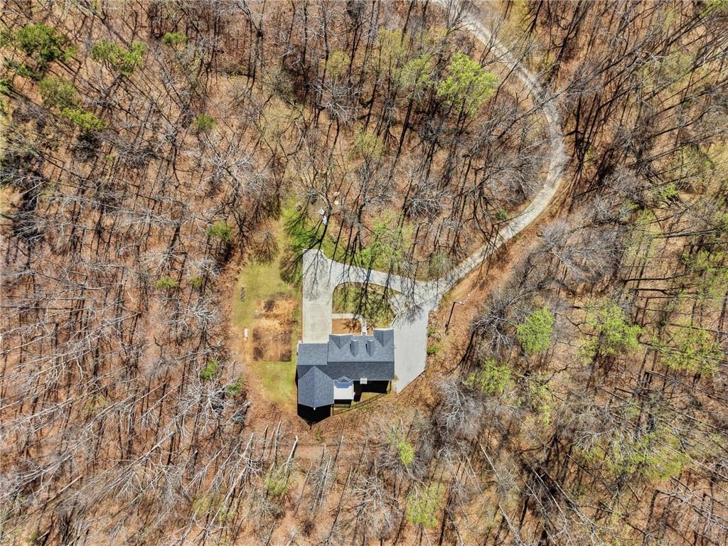 3664 McEver Lake Road Pendergrass, GA 30567 - Photo 37 of 39 a backyard of a house with a tree