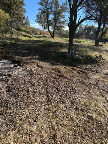 a view of a lake with a mountain in the background
