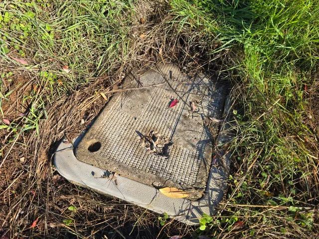 a view of an outdoor space and mountain view