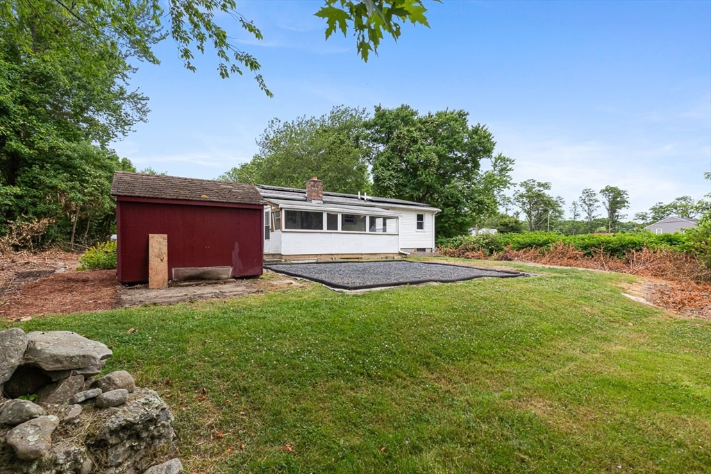 99 Swansom Road Swansea, MA 02777 - Photo 41 of 42 a house view with a garden space