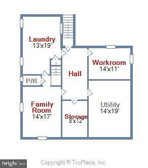 4303 Rugby Road Baltimore, MD 21210 - Photo 49 of 57 Lower Level Layout