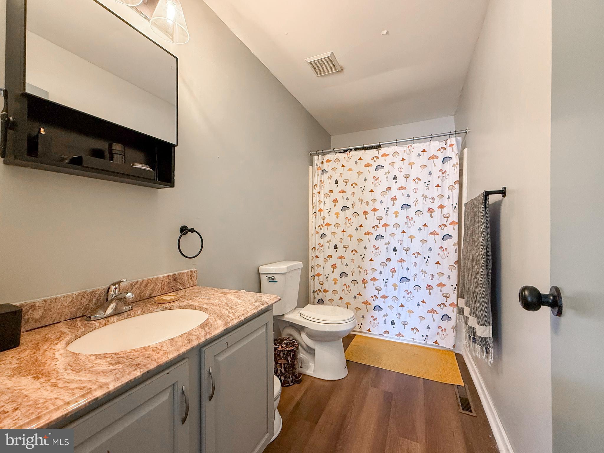 115 Upper Valley Lane Newark, DE 19711 - Photo 18 of 21 a bathroom with a granite countertop sink toilet and shower