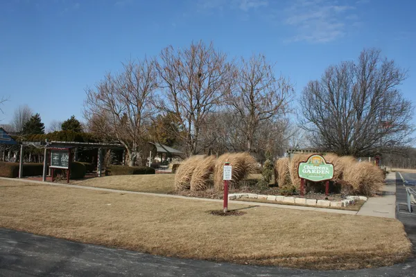 a view of outdoor space with seating area