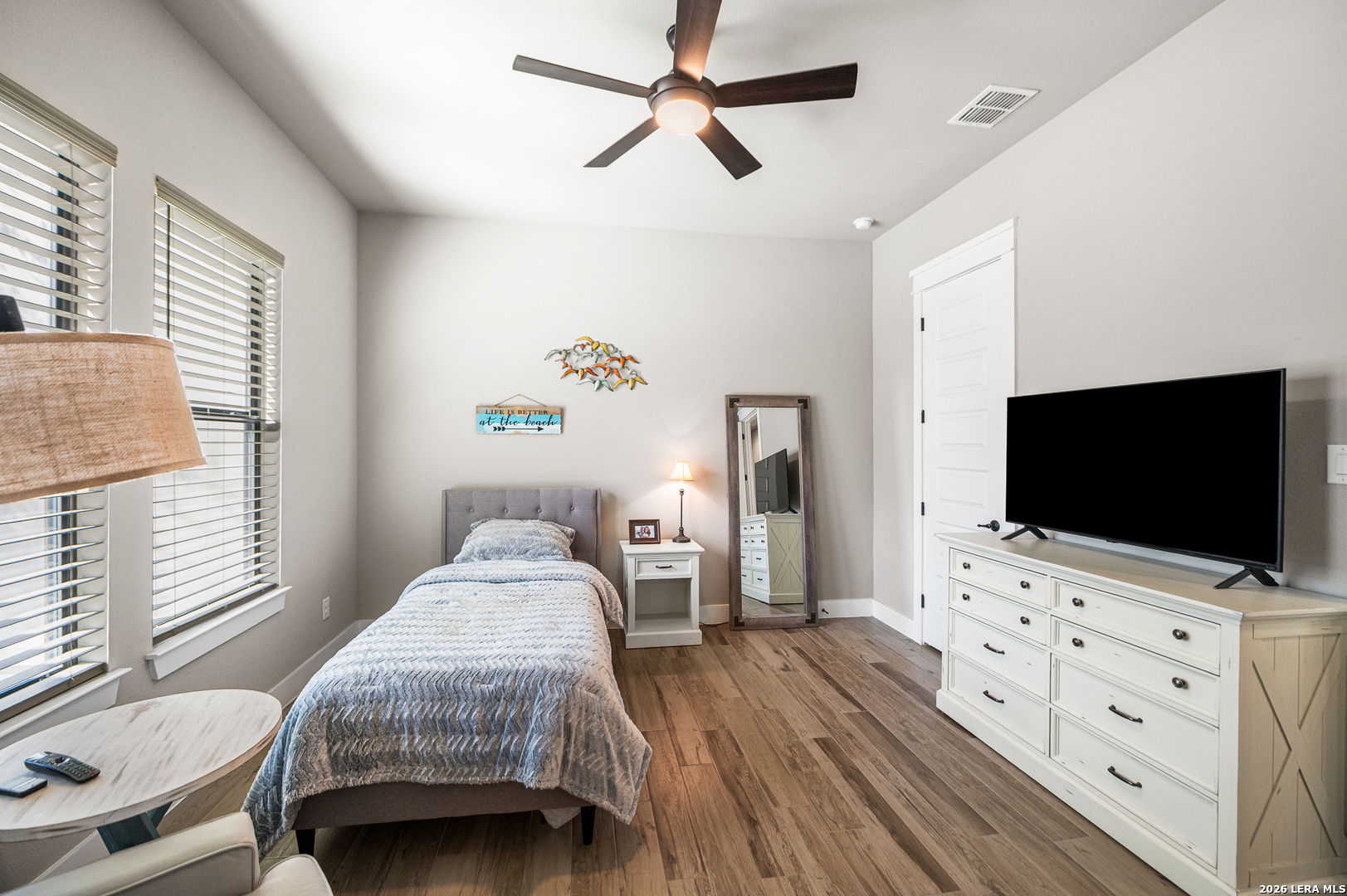 407 Havasu Spring Branch, TX 78070 - Photo 45 of 70 a bedroom with a bed and a flat screen tv
