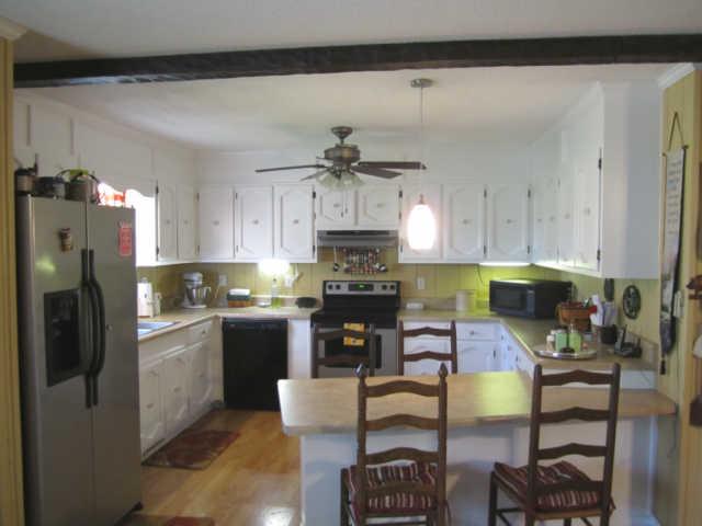 2050 Vales Mill Road Pulaski, TN 38478 - Photo 3 of 20 Kitchen is Bright & Cheerful w/Lots of Cabinet Space & New Dishwasher & Hood Fan