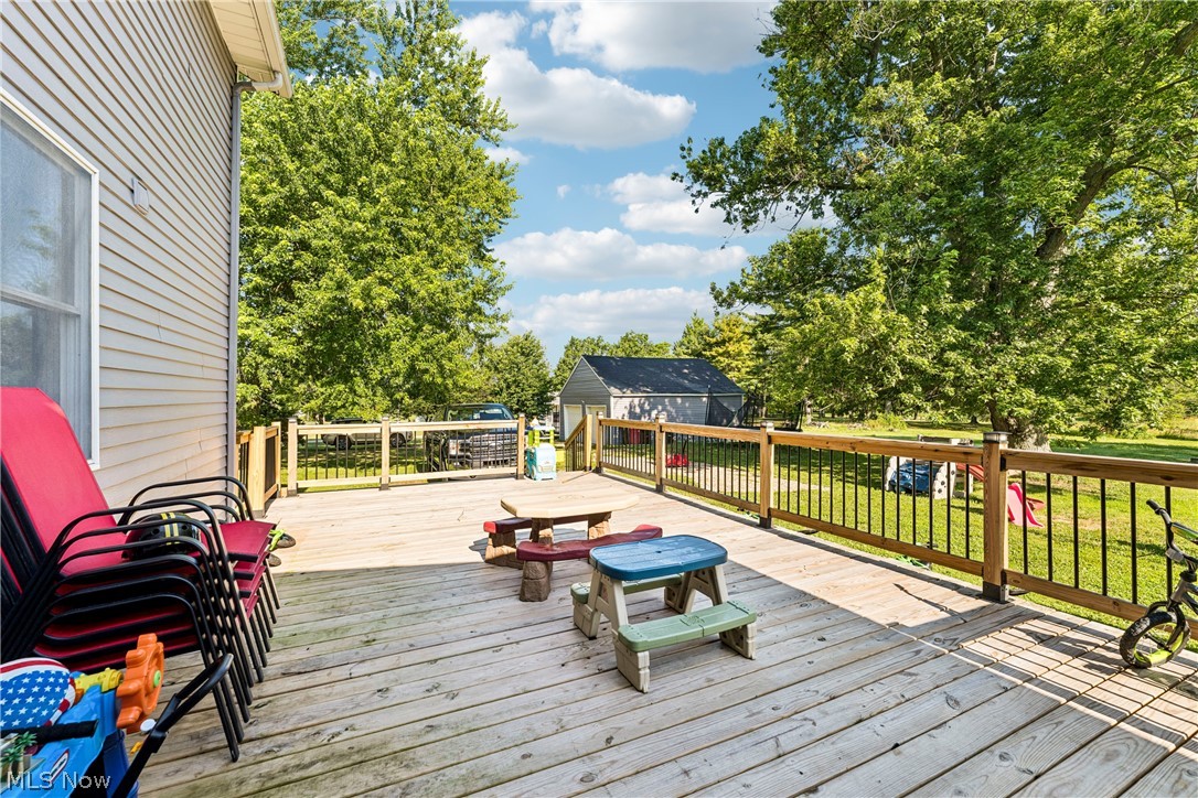 6711 Norwalk Road Medina, OH 44256 - Photo 35 of 46 Large back wooden deck