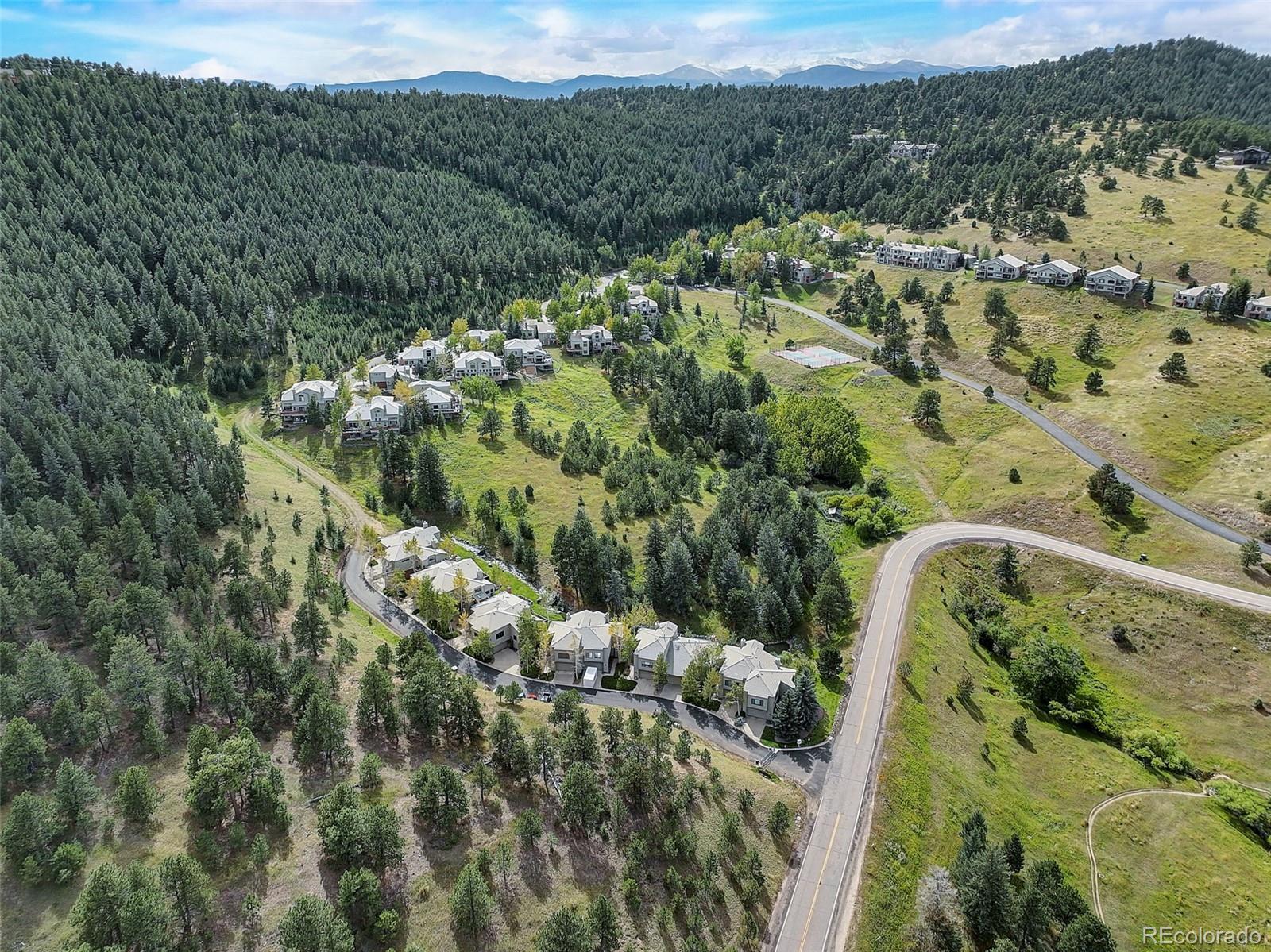 665 Trailside Drive Golden, CO 80401 - Photo 32 of 40 an aerial view of forest