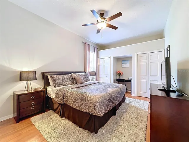 an aerial view of a house having yard and outdoor seating