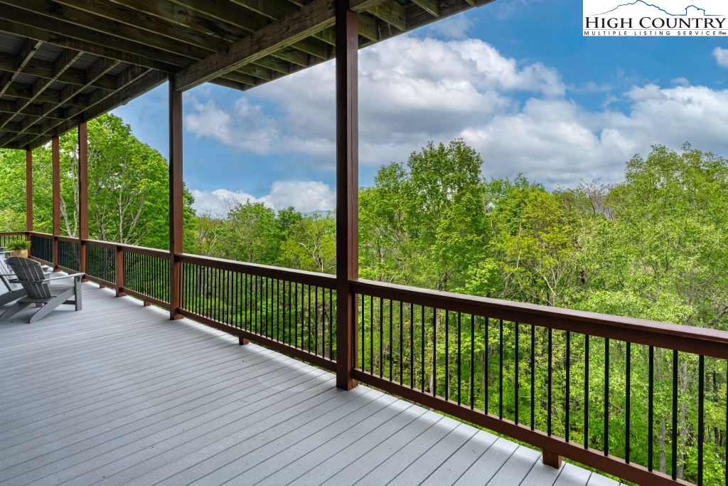 331 May Apple Trail Newland, NC 28657 - Photo 46 of 48 a view of a roof deck with wooden fence